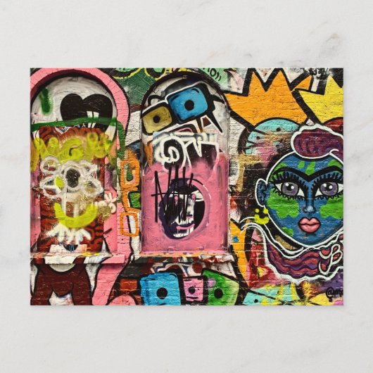 Brick Lane Street Art London (1120) Postkarte (Vorderseite)