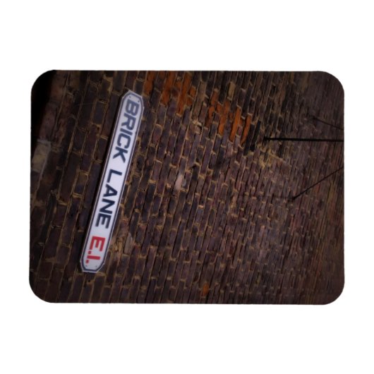 Brick Lane - Street Sign - London - Magnet (Horizontal)