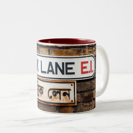 Brick Lane Two Tone Mug Zweifarbige Tasse (VorderseiteRechts)