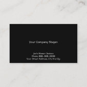 Brick Mason Masonry Business Card Visitenkarte (Rückseite)