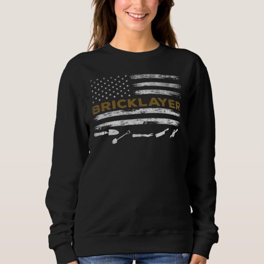 Brick Mason Quote Bricklayer Mauerwerk Bau Sweatshirt (Vorderseite)