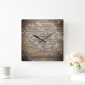 Brick of hearts quadratische wanduhr (Zuhause)