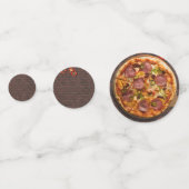 Brick Oven Pizza Party Konfetti (Rückseiten)