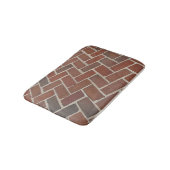 Brick Pattern Badematte (Schrägansicht)