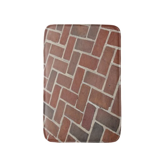 Brick Pattern Badematte (Vorderseite Vertikal)