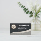 Brick Paving QR Code Professional Visitenkarte (Stehend Vorderseite)