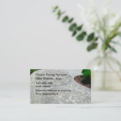 Brick Paving Services Moderne Visitenkarten Visitenkarte (Stehend Vorderseite)