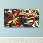 Brick Pile Leinwanddruck (Insitu (Holzboden))