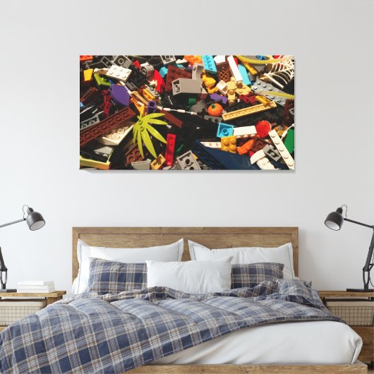 Brick Pile Leinwanddruck (Insitu (Schlafzimmer))