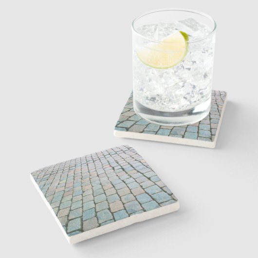 Brick Plaza at The Grand Place - Brüssel, Belgien Steinuntersetzer (Seitenansicht)