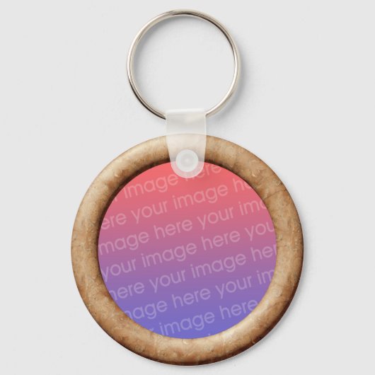 Brick (Rahmen für den 3D-Effekt) Vorlage Schlüsselanhänger (Vorderseite)