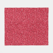 Brick Red Glitzer Fleecedecke (Vorderseite (Horizontal))