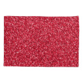 Brick Red Glitzer Kissenbezug (Rückseite)