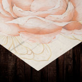 Brick Red Green Rooster Bauernhaus Chic mit Rose Seidenpapier