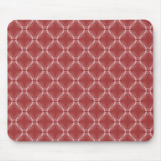 Brick Red Uptown Elegance Mousepad (Vorne)