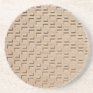 Brick, Rock, Stone Serie - Untersetzer aus weißem