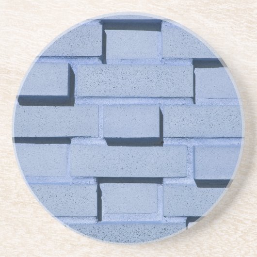 Brick, Rock, Stone Series - Blue Brick Untersetzer (Vorne)