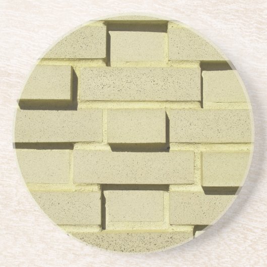 Brick, Rock, Stone Series - Tan Brick Untersetzer (Vorne)