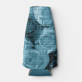 Brick-Rose 01 Light Blue-Bottle Cooler Flaschenkühler (Vorderseite)
