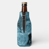 Brick-Rose 01 Light Blue-Bottle Cooler Flaschenkühler (Flasche Rückseite)