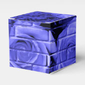 Brick-Rose 07-Dunkle Blue-Square-Gastgeschenk-Box Geschenkschachtel (Vorderseite)