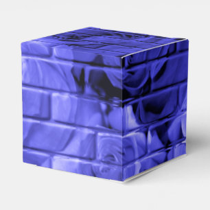 Brick-Rose 07-Dunkle Blue-Square-Gastgeschenk-Box Geschenkschachtel