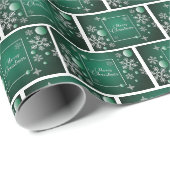 Brick Snowflake Geschenkpapier (Rolleneckpunkt)