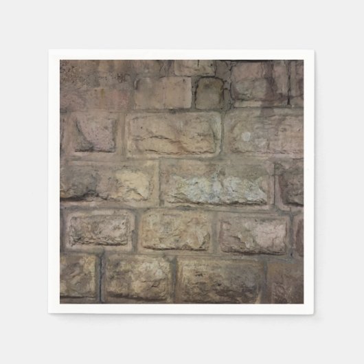 Brick Standard Cocktail Papier Napkins Serviette (Vorderseite)