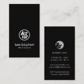 Brick Stone Construction Business Card Visitenkarte (Vorne/Hinten)