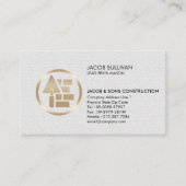 Brick Stone Mason Masonry Construction Visitenkarte (Vorderseite)