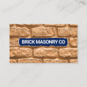 Brick Stone Wall Masonry Visitenkarte (Vorderseite)