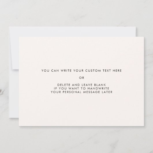 Brick To my best friend on her wedday card Einladung (Rückseite)