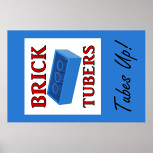 Brick Tubers verwirbelt Poster