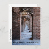 Brick Walkway Arches, Fort Jefferson, Dry Tortugas Postkarte (Vorne/Hinten)