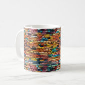 Brick Wall 3D-Tasse Kaffeetasse (Vorderseite Links)
