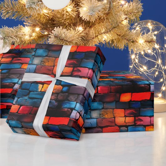 Brick Wall Art Geschenkpapier (Feiertage)