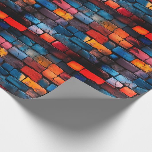 Brick Wall Art Geschenkpapier (Ecke)