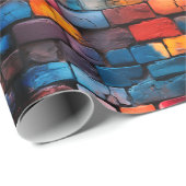 Brick Wall Art Geschenkpapier (Rolleneckpunkt)