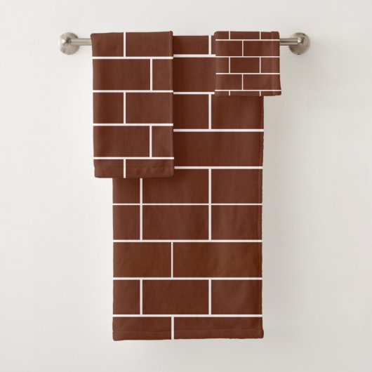 Brick Wall Badhandtuch Set (Insitu)