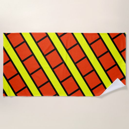 Brick Wall Beach Handtuch (Vorderseite)