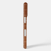 Brick Wall Design Custom Text iPhone Case (Rückseite / Rechts)