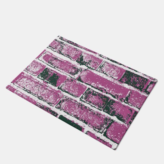 BRICK WALL FUßMATTE (Schrägansicht)