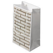 Brick Wall Geschenkboxen: Städtische Eleganz Kleine Geschenktüte (Rückseite Schrägansicht)