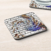 BRICK WALL GETRÄNKEUNTERSETZER (Linke Seite)