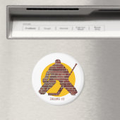 Brick Wall Goalie Magnet (In Situ (Geschirrspüler))