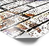 BRICK WALL GRAFFITI FOTODRUCK (Ecke)