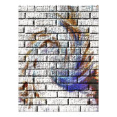 BRICK WALL GRAFFITI FOTODRUCK (Vorne)