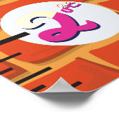 Brick Wall Growth Chart Poster (Ecke)