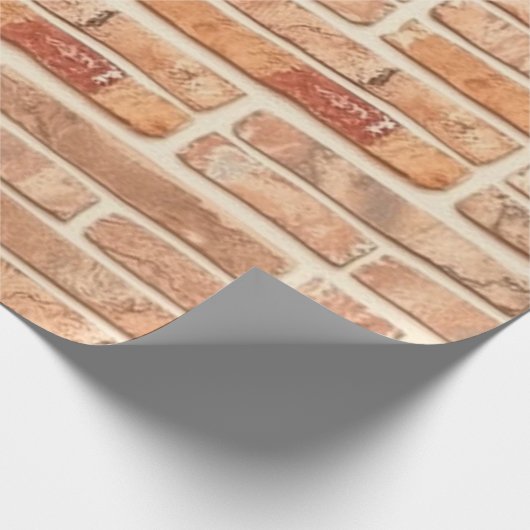 Brick Wall High Exposure Geschenkpapier (Ecke)