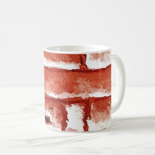 BRICK WALL KAFFEETASSE (VorderseiteRechts)